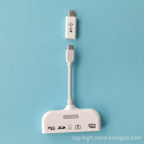 2014 hot selling product MHL to HDMI card reader, 5-in-1 for smartphone